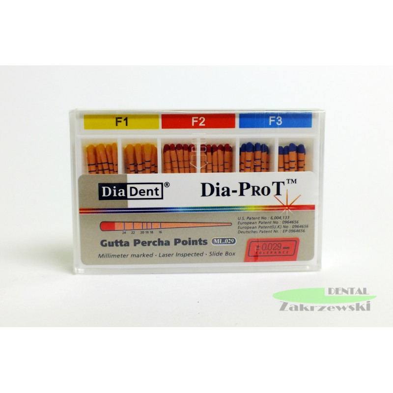 Gutaperka do ProTaper Gold Dia-ProT op. 60 шт. Диадент