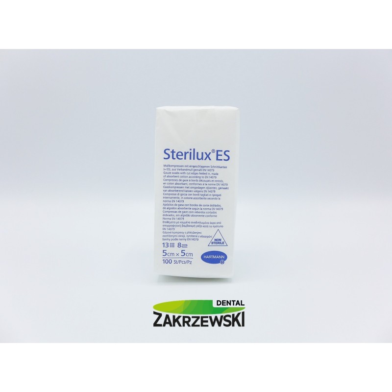 Несъедобные компрессы 5х5см. 13 ниток. op.100шт. Hartmann