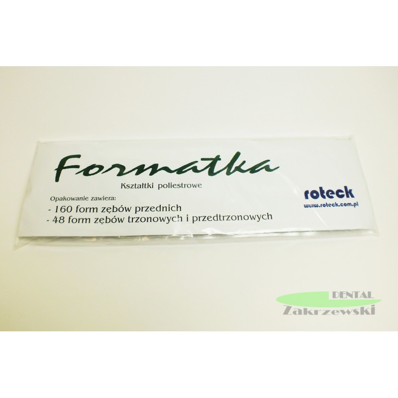 Форматка-кроны целлюлозы. на зубы 1-6 ОП. 208 шт. Roteck