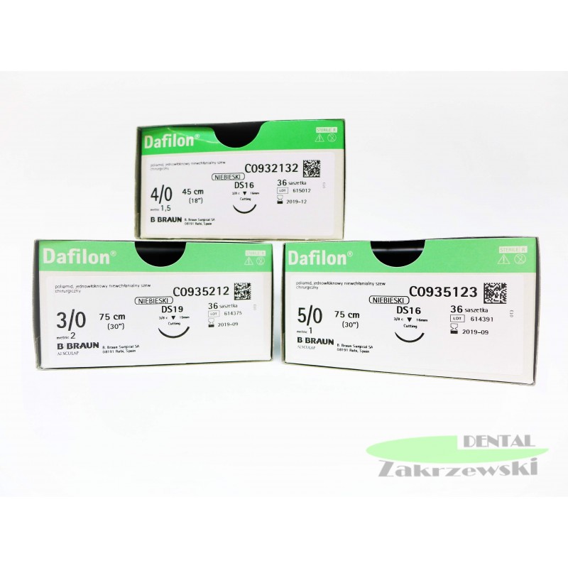 Хирургическая нить dafilon Blue 3/0 Braun