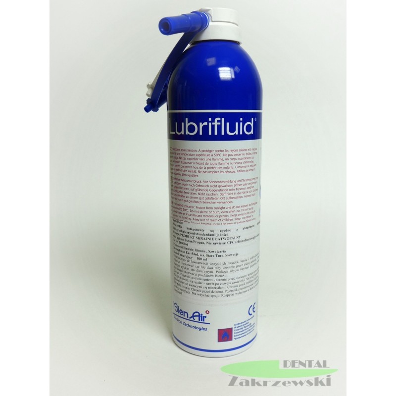 Масло для наконечников spray Lubrifluid op. 500ml Bien Air