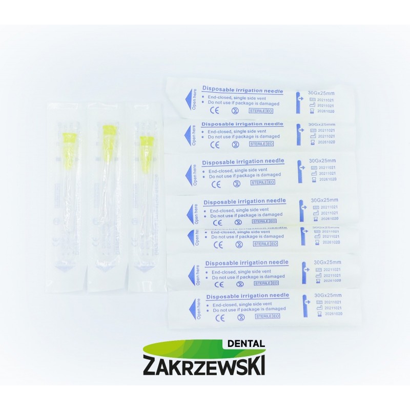Иглы для промывки каналов 0, 3x25 мм.op.10 шт. Genesis