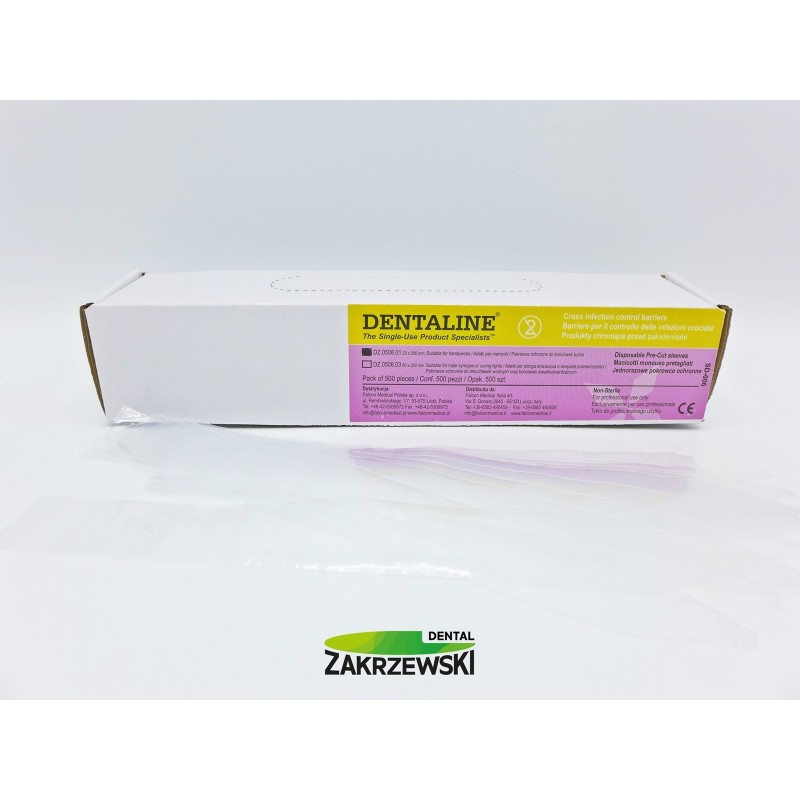 Универсальные одноразовые оболочки 2,5 см.x 20 см op. 500 шт. Денталин
