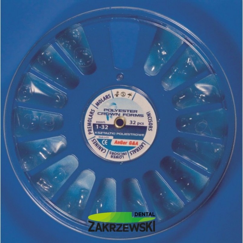 Корона целлулоид. Ass.nr 2 ,3 ,5 ,6 ,7 op.32 шт. AnGer