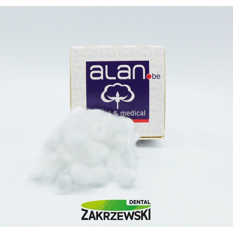 Ватные шарики размером 2 (5,5 мм.) ОП. 3 g. Alan