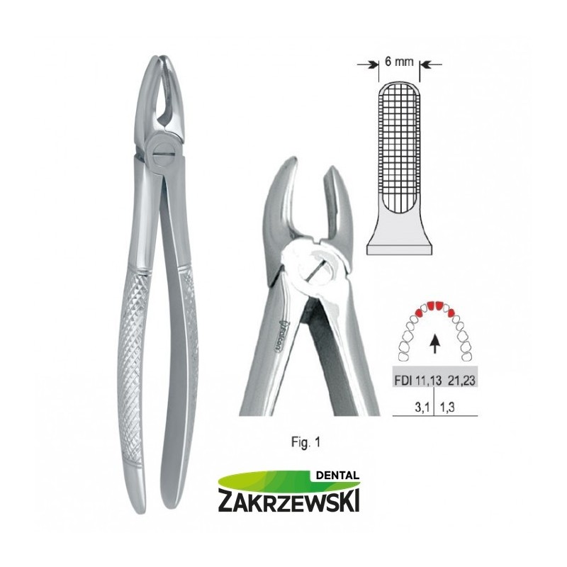 Клещи бертены фиг.1 для передних верхних зубов Falcon