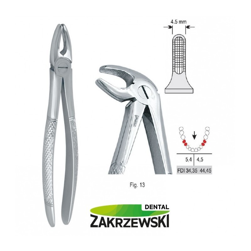 Клещи бертены фиг.13 для нижних премоляров Falcon