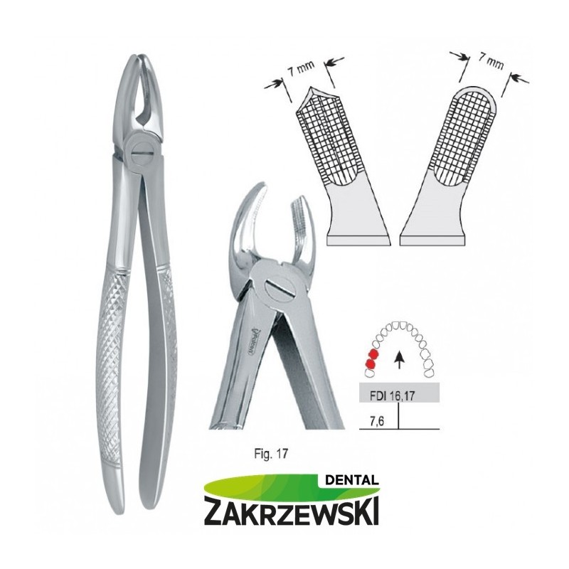 Клещи бертены фиг.17 для верхних правых моляров Falcon