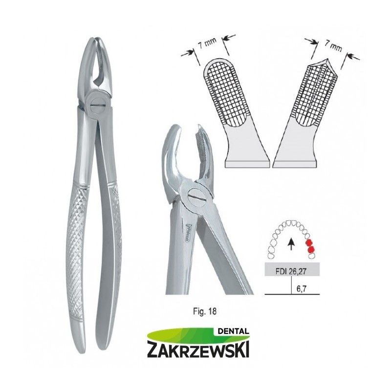 Клещи бертены фиг.18 для верхних левых моляров Falcon