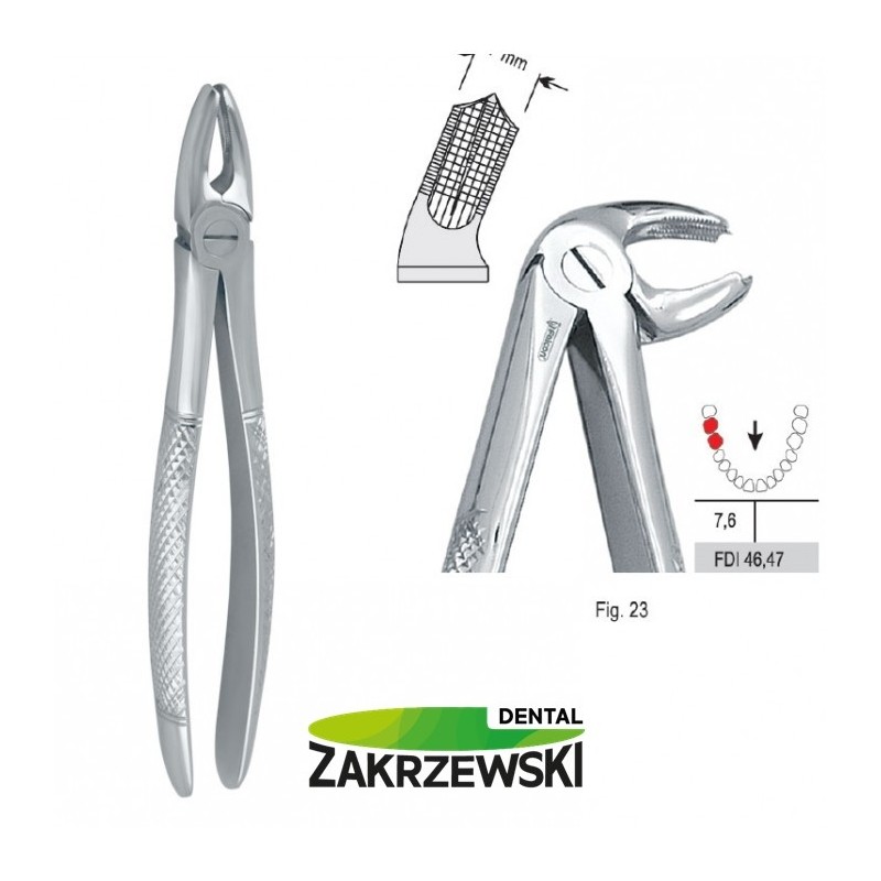 Клещи бертены фиг.23 для нижних правых моляров Falcon