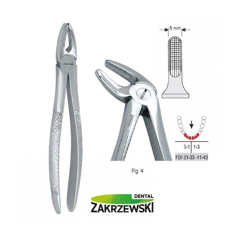 Клещи бертены фиг.4 для передних нижних зубов Falcon