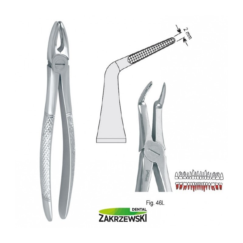 Клещи бертены фиг.46l для нижних корней Falcon