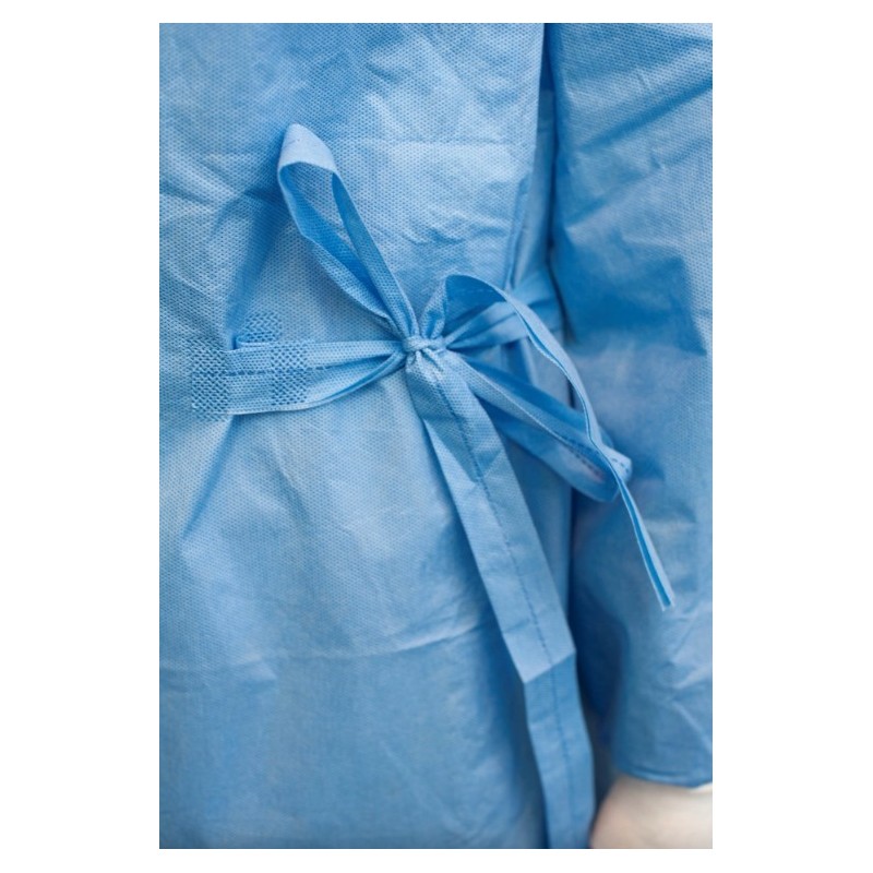 Хирургический халат одноразовый стерильный контур