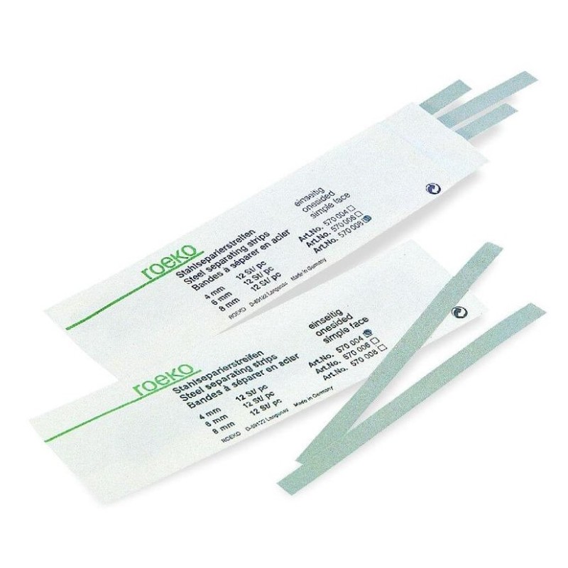 Металлические абразивные полоски 6 мм. op.12шт. Roeko