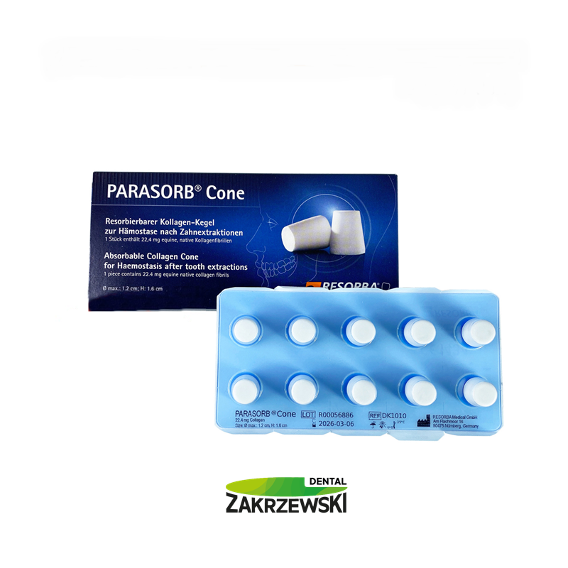 Parasorb Cone Genta - конусы с антибиотиком op. 10 шт. Resorba