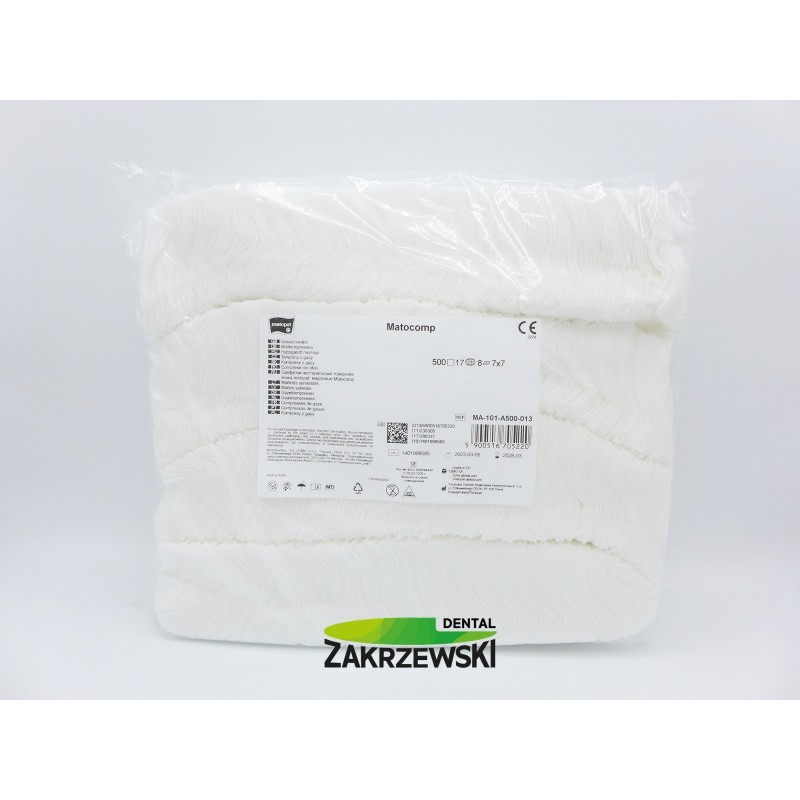 Несъедобные компрессы 7х7 см. 17 ниток. op. 500 шт. Матопат