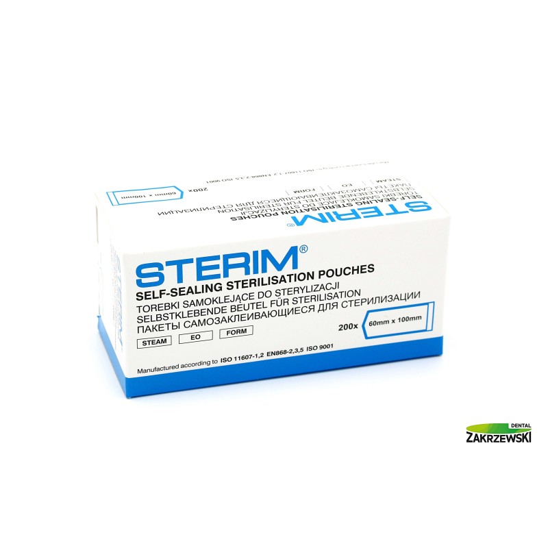 Стерилизационные пакеты 6x10cm op.200шт. Sterim