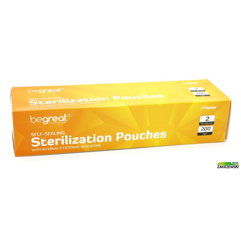 Пакеты для стерилизации 7 x 23 см op.200шт.