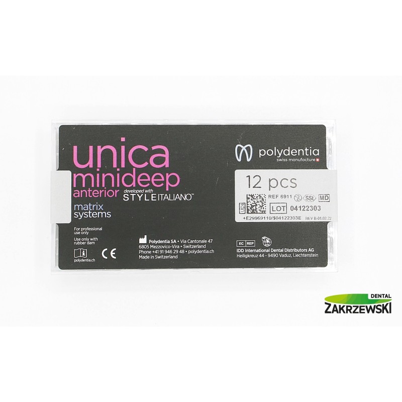 Unica Anterior Minideep 12szt. молдинги для передних зубов 6911