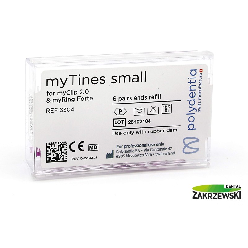 MyTines-zaciski do MyClip i MyRing Forte op. 6 par Polydentia