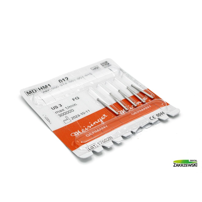 Твердосплавные сверла для турбины HM1 op. 5шт. Meisinger