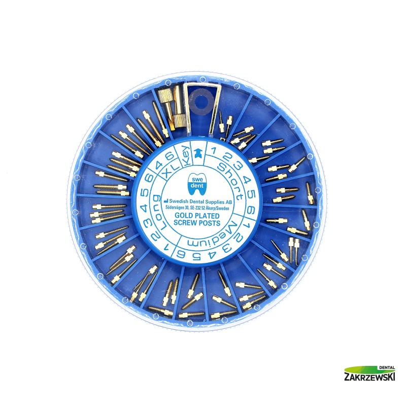 Позолоченные Ass палочки. op. 60 шт.+ ключ Swedent