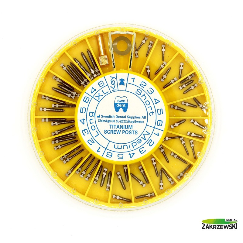 Титановые палочки Ass. op. 60 шт.+ ключ Swedent