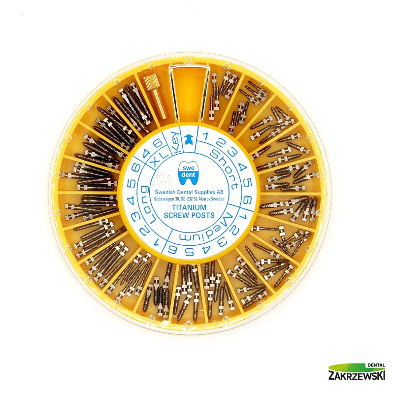 Титановые палочки Ass. op. 120 шт.+ ключ Swedent