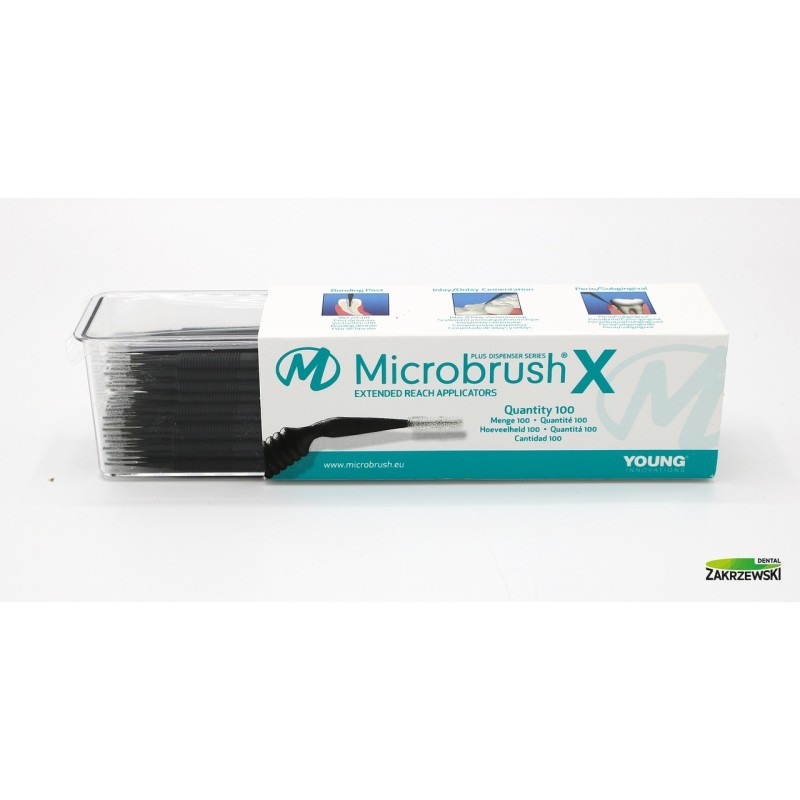 Microbrush X (cienke, продолговатый) op. 100 шт.