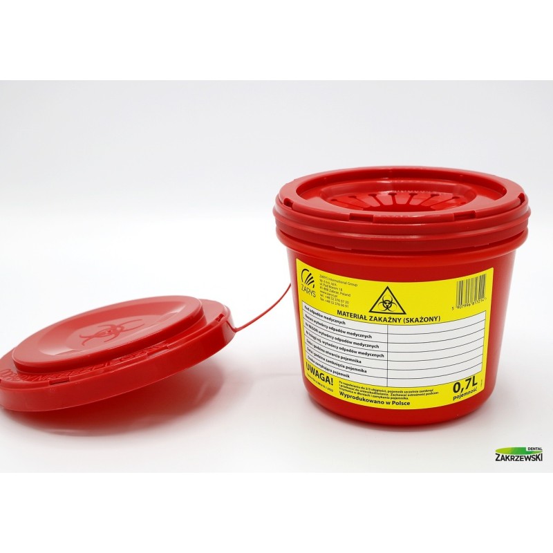 Контейнер для использованных игл 0,7 л