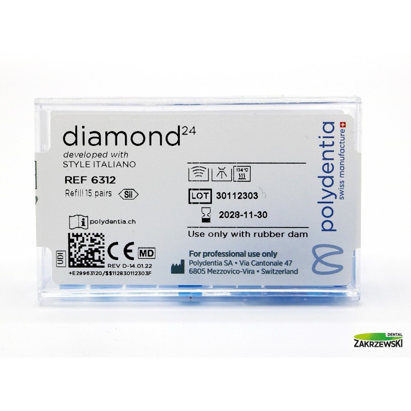 Diamond24 силиконовые втулки 6312 op.15 par Polydentia