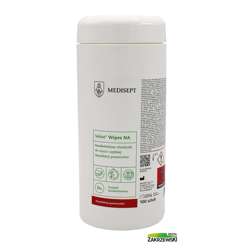 Velox n / a салфетки без спирта-box op.100 шт. Medisept