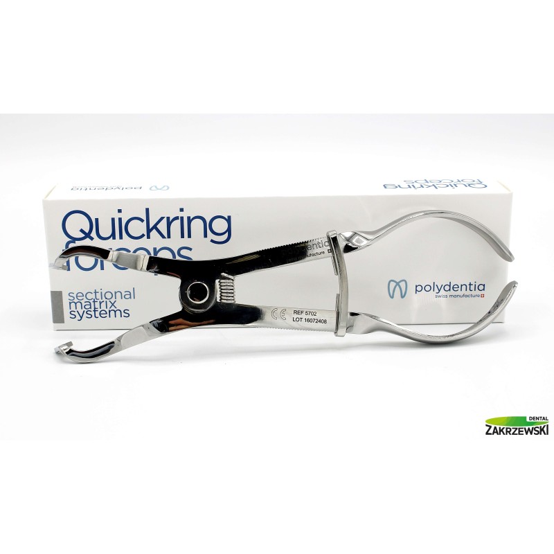 Kleszcze QuickRing Forceps Polydentia 5702