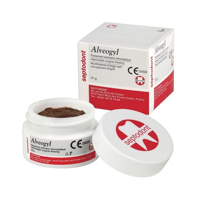 Alveogyl op.10 g. Septodont