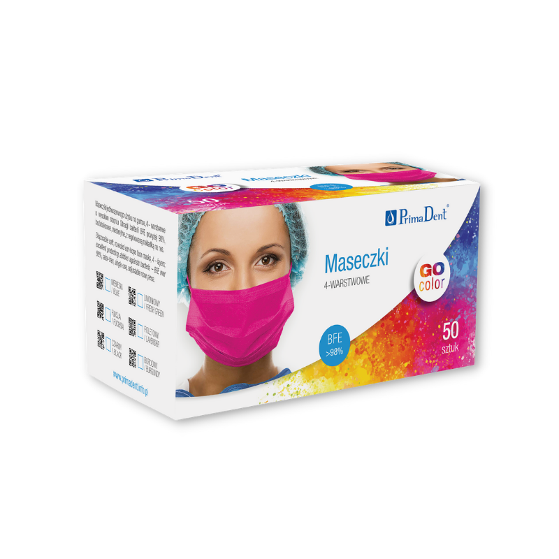 4-слойные стоматологические маски op.50 шт. Primadent