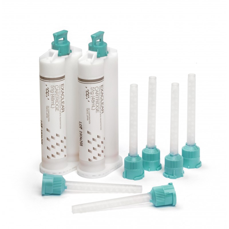 Exaclear 2 x 48 мл прозрачная масса оттиск. GC