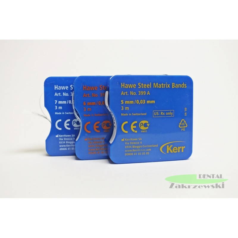 Металлическая полоса на рулоне 0,03 мм. nr 399 A,B,C Kerr